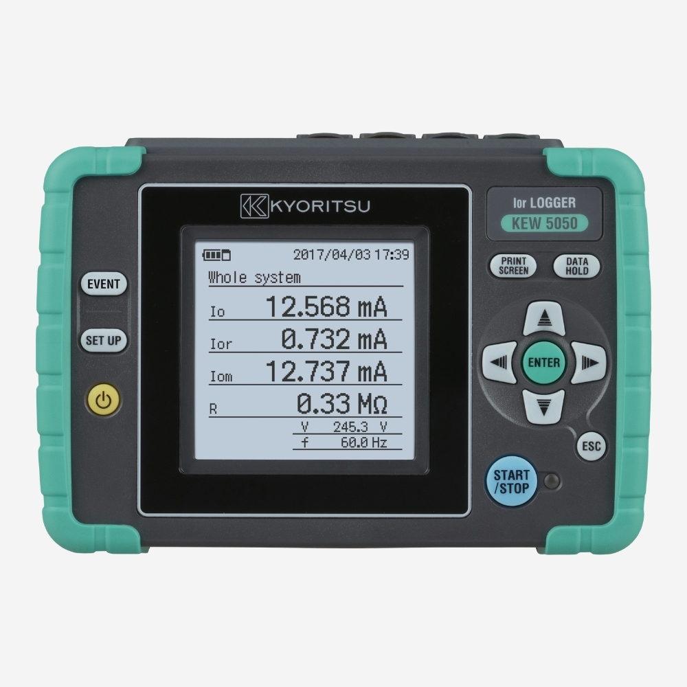 rejestrator prądu upływowego