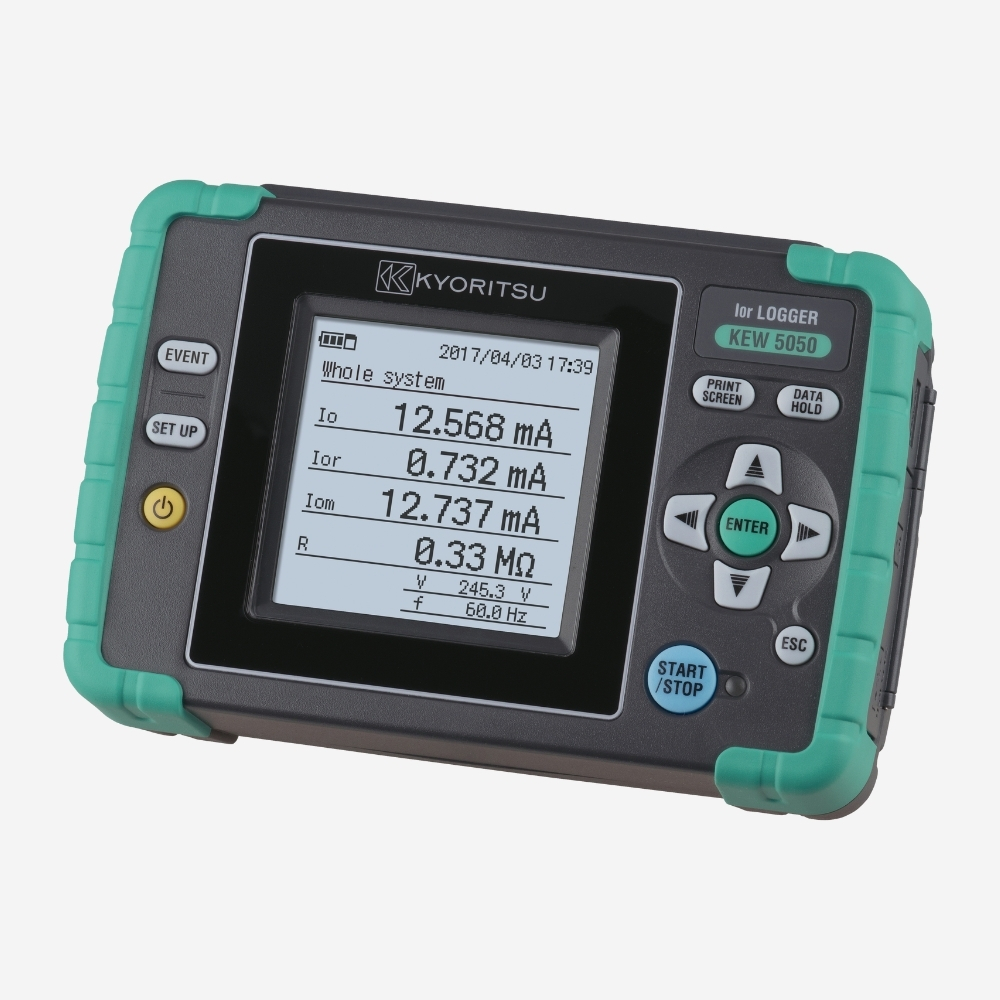 rejestrator prądu upływowego